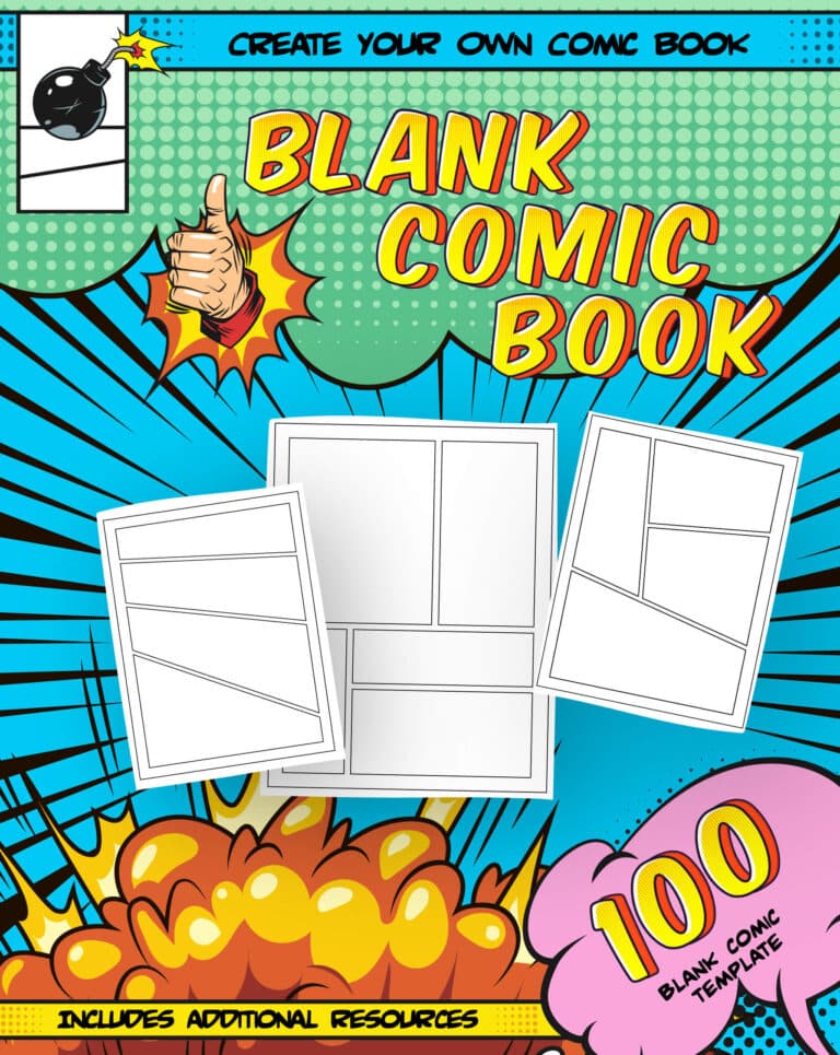 Coloring Books Online - Blank Comic Book
