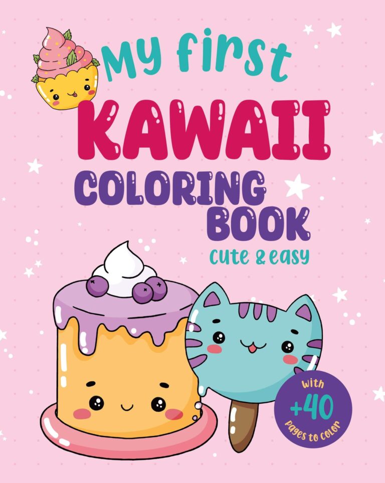 Coloring Books Online - My first Kawaii Coloring Book